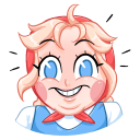 Стикер Маслёна #41 ВКонтакте