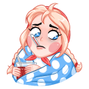 Стикер Маслёна #43 ВКонтакте