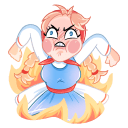 Стикер Маслёна #48 ВКонтакте