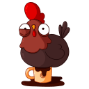 Стикер Петушок Петя #28 ВКонтакте