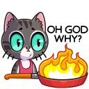 Стикер Муркс #6 ВКонтакте