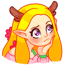 Стикер Элла #1 ВКонтакте