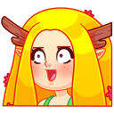 Стикер Элла #37 ВКонтакте