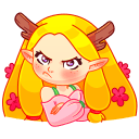 Стикер Элла #38 ВКонтакте