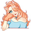 Стикер Эмми #30 ВКонтакте