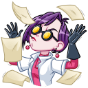 Стикер Мэри Вольт #3 ВКонтакте