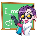 Стикер Мэри Вольт #18 ВКонтакте