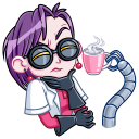 Стикер Мэри Вольт #19 ВКонтакте