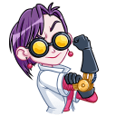 Стикер Мэри Вольт #21 ВКонтакте