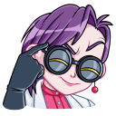 Стикер Мэри Вольт #24 ВКонтакте