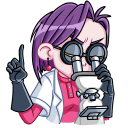 Стикер Мэри Вольт #26 ВКонтакте