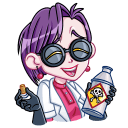 Стикер Мэри Вольт #32 ВКонтакте