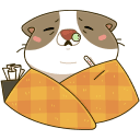 Стикер Офисный кот #45 ВКонтакте