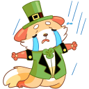 Стикер Клеверок #13 ВКонтакте