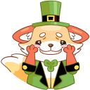 Стикер Клеверок #21 ВКонтакте