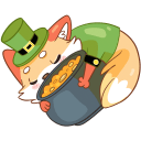 Стикер Клеверок #23 ВКонтакте