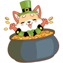 Стикер Клеверок #36 ВКонтакте