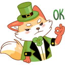 Стикер Клеверок #38 ВКонтакте