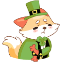 Стикер Клеверок #40 ВКонтакте