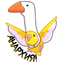 Стикер Попуги #14 ВКонтакте