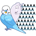 Стикер Попуги #18 ВКонтакте