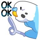 Стикер Попуги #24 ВКонтакте