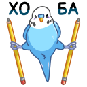 Стикер Попуги #41 ВКонтакте