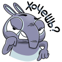 Стикер Тапир Тэпси #2 ВКонтакте