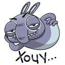 Стикер Тапир Тэпси #3 ВКонтакте