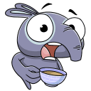 Стикер Тапир Тэпси #6 ВКонтакте