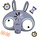 Стикер Тапир Тэпси #9 ВКонтакте