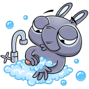 Стикер Тапир Тэпси #12 ВКонтакте