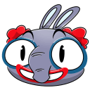 Стикер Тапир Тэпси #14 ВКонтакте