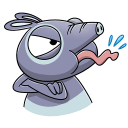 Стикер Тапир Тэпси #15 ВКонтакте