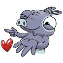 Стикер Тапир Тэпси #16 ВКонтакте