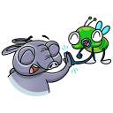 Стикер Тапир Тэпси #17 ВКонтакте