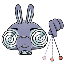 Стикер Тапир Тэпси #19 ВКонтакте