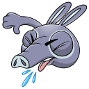 Стикер Тапир Тэпси #35 ВКонтакте