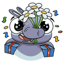 Стикер Тапир Тэпси #37 ВКонтакте