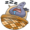 Стикер Тапир Тэпси #38 ВКонтакте