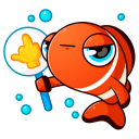 Стикер Бобби Баббл #2 ВКонтакте