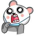 Стикер Панда Мия #3 ВКонтакте