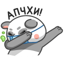 Стикер Панда Мия #11 ВКонтакте
