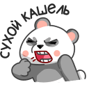 Стикер Панда Мия #20 ВКонтакте