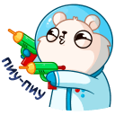 Стикер КосмоМишка #41 ВКонтакте