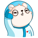 Стикер КосмоМишка #45 ВКонтакте