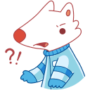 Стикер Белка и Стрелка #13 ВКонтакте