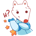 Стикер Белка и Стрелка #14 ВКонтакте