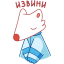 Стикер Белка и Стрелка #38 ВКонтакте