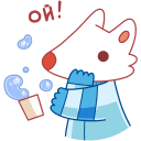 Стикер Белка и Стрелка #40 ВКонтакте